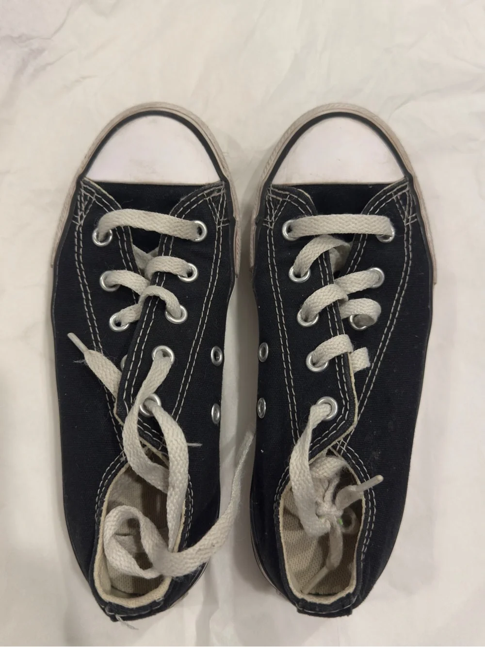 Converse Black and White All Star Low-Top Sneakers